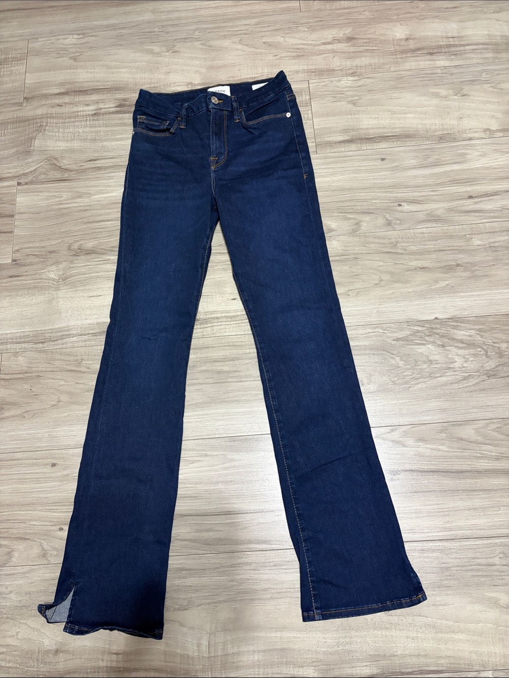 Frame Denim Dark Blue Flare Jeans